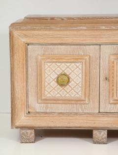 Jean Charles Moreux French Art Deco Cerused Oak Sideboard or Cabinet - 756438