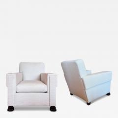 Jean Charles Moreux Pair of Armchairs by Jean Charles Moreux attrib  - 4503997