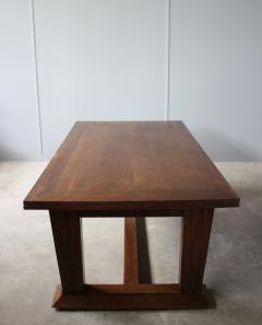 Jean Charles Moreux Rare Fine French Art Deco Walnut Dining Table by Jean Charles Moreux - 635363
