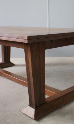 Jean Charles Moreux Rare Fine French Art Deco Walnut Dining Table by Jean Charles Moreux - 635364