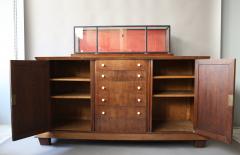 Jean Charles Moreux Rare Fine French Art Deco Walnut Sideboard by Jean Charles Moreux - 635330