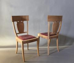 Jean Charles Moreux Rare Set of Ten French Art Deco Walnut Dining Chairs by Jean Charles Moreux - 635344