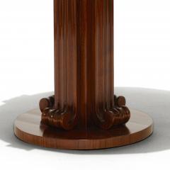 Jean Charles Moreux Sculptural Low Round Table in Figured Walnut by Jean Charles Moreux - 469618