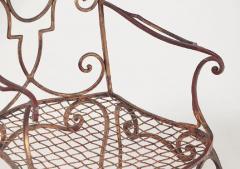 Jean Charles Moreux Set of 6 Jean Charles Moreau French Iron Chairs - 2458254