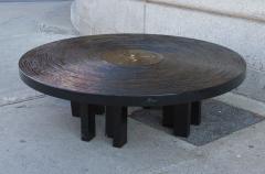 Jean Claude Dresse Black Lacquered Resin Coffee Table by Jean Claude Dresse - 230162