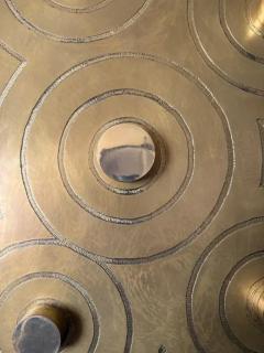 Jean Claude Dresse Brutalist Brass Wall Sculpture - 4131297