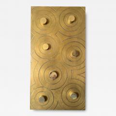 Jean Claude Dresse Brutalist Brass Wall Sculpture - 4131717
