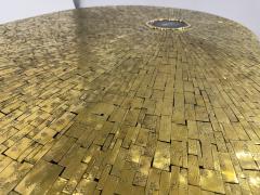 Jean Claude Dresse Coffee table Mosaic Brass and agate By Jean Claude Dresse - 4564255