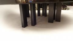 Jean Claude Dresse Large Round Cocktail Table in Hematite by Jean Claude Dresse Circa 1970 - 215529