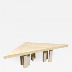 Jean Claude Dresse Modernist Triangular Coffee Table by Jean Claude Dresse - 773431