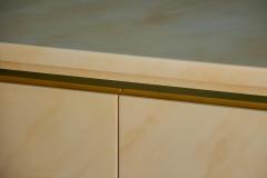 Jean Claude Mahey Faux Marble Lacquered Sideboard by Jean Claude Mahey France 1970s - 4415222