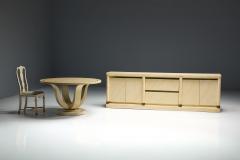 Jean Claude Mahey Faux Marble Lacquered Sideboard by Jean Claude Mahey France 1970s - 4415231