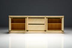 Jean Claude Mahey Faux Marble Lacquered Sideboard by Jean Claude Mahey France 1970s - 4415240