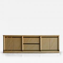 Jean Claude Mahey Faux Marble Lacquered Sideboard by Jean Claude Mahey France 1970s - 4419280