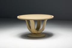 Jean Claude Mahey Faux Marble Lacquered Table by Jean Claude Mahey France 1970s - 4415226