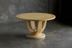 Jean Claude Mahey Faux Marble Lacquered Table by Jean Claude Mahey France 1970s - 4415229