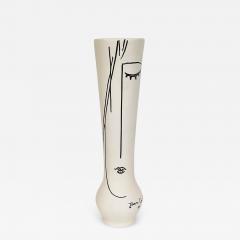 Jean Cocteau Rare Jean Cocteau Tall Vase Edition Atelier Madeline Jolly  - 3527816