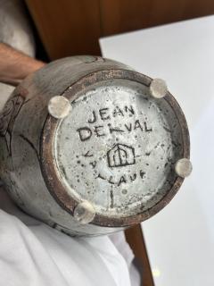 Jean Derval Ceramic Vase by Jean Derval Vallauris France 1960s - 4752368