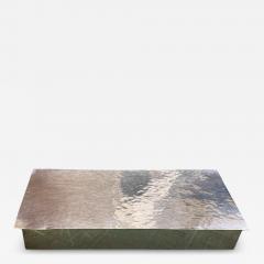 Jean Despres 1930s silver plated decorative box by Jean Despres - 4419948