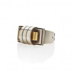 Jean Despres Jean Despr s French Modernist Silver and Gilt Silver Ring - 3275175