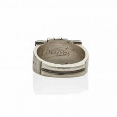 Jean Despres Jean Despr s French Modernist Silver and Gilt Silver Ring - 3275179