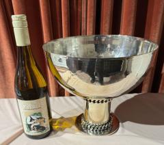 Jean Despres Jean Despr s Signed Modernist Silver Bowl with Gormette Detailing - 4134429