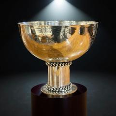 Jean Despres Jean Despr s Signed Modernist Silver Bowl with Gormette Detailing - 4134442