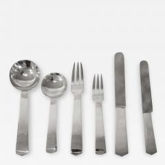 Jean Despres Silver plated cutlery set by Jean Despr s circa 1950 - 970367