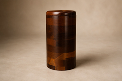 Jean Dobr Brazilian Modern Wine Holder with Lid in Rosewood Imbuia Wood by Jean Dobr  - 4707660