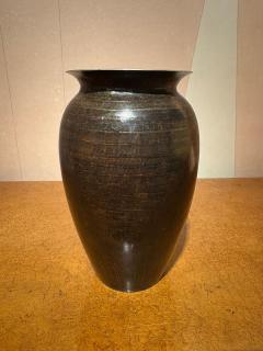 Jean Dunand Art Deco Patinated Dinanderie Vase by Jean Dunand - 4482138