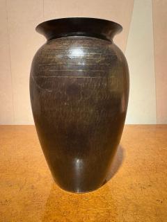 Jean Dunand Art Deco Patinated Dinanderie Vase by Jean Dunand - 4482140