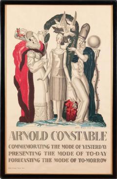 Jean Dupas JEAN DUPAS ADVERTISING LITHOGRAPH IN COLOURS POSTER FOR ARNOLD CONSTABLE - 3467499