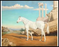 Jean Eleanor Bowman Jean Bowman American 1918 1994 White Arabian Portrait of a Horse 1947 - 3880906