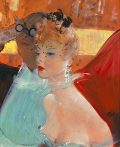 Jean Gabriel Domergue La loge by Jean Gabriel Domergue - 2845639