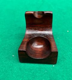 Jean Gillon Brazilian Mid Century Modern Pipe Holder in Hardwood by Jean Gillon Brazil - 3193755