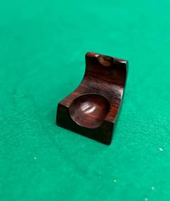 Jean Gillon Brazilian Mid Century Modern Pipe Holder in Hardwood by Jean Gillon Brazil - 3193756