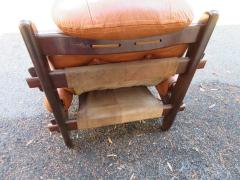Jean Gillon Fabulous Brazilian Rosewood Jean Gillon Lounge Chair and Ottoman for Probel - 1474541