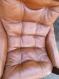 Jean Gillon Fabulous Brazilian Rosewood Jean Gillon Lounge Chair and Ottoman for Probel - 1474544