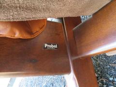 Jean Gillon Fabulous Brazilian Rosewood Jean Gillon Lounge Chair and Ottoman for Probel - 1474547