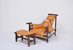Jean Gillon Iconic Brazilian Jangada Lounge Chair with Ottoman by Jean Gillon - 2108102