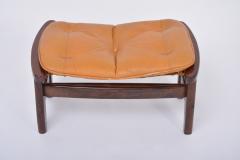 Jean Gillon Iconic Brazilian Jangada Lounge Chair with Ottoman by Jean Gillon - 2108135