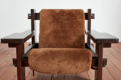 Jean Gillon JEAN GILLON PADDLE SHEARLING ARM CHAIRS - 3562142