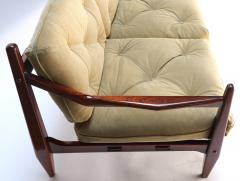 Jean Gillon Jean Gillon 1960s Brazilian Jacaranda Three Seat Sofa - 299109