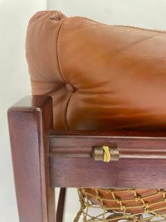 Jean Gillon Tijuca Sofa in Leather by Jean Gillon for Italma Brazil Circa 1960 - 3536677