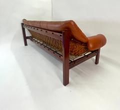 Jean Gillon Tijuca Sofa in Leather by Jean Gillon for Italma Brazil Circa 1960 - 3536685