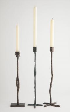 Jean Grisoni SERIES OF 6 CANDLEHOLDERS - 2318049