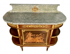 Jean Henri Riesener A FRENCH LOUIS XVI STYLE ORMOLU MOUNTED CONSOLE DESSERTE - 3537510