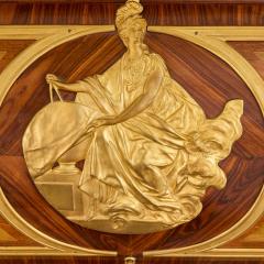 Jean Henri Riesener Antique French ormolu mounted roll top desk in the style of Riesener - 4187210