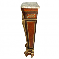 Jean Henri Riesener FRENCH ORMOLU MOUNTED AND MARBLE TOP PEDESTALS AFTER RIESENER 19TH CENTURY - 3537575