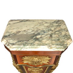 Jean Henri Riesener FRENCH ORMOLU MOUNTED AND MARBLE TOP PEDESTALS AFTER RIESENER 19TH CENTURY - 3537706